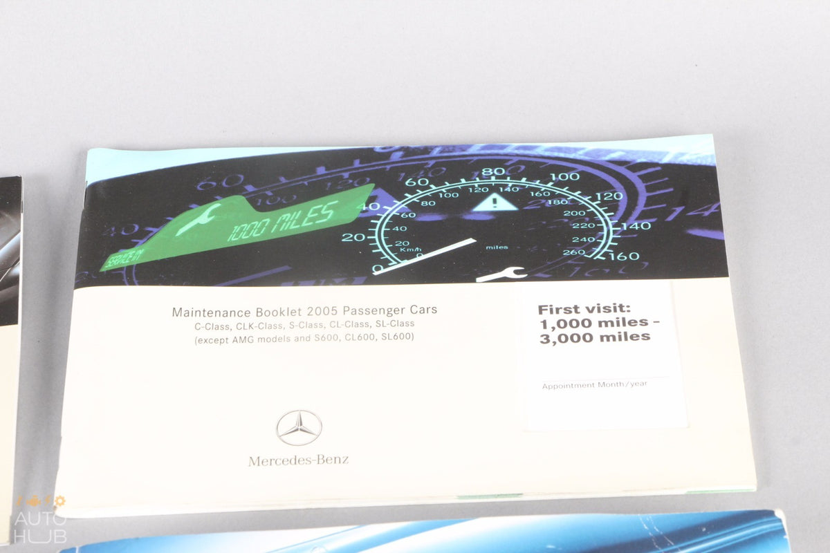 2005 Mercede-Benz W203 C240 Owner's Manual Book Assembly OEM - photo 4