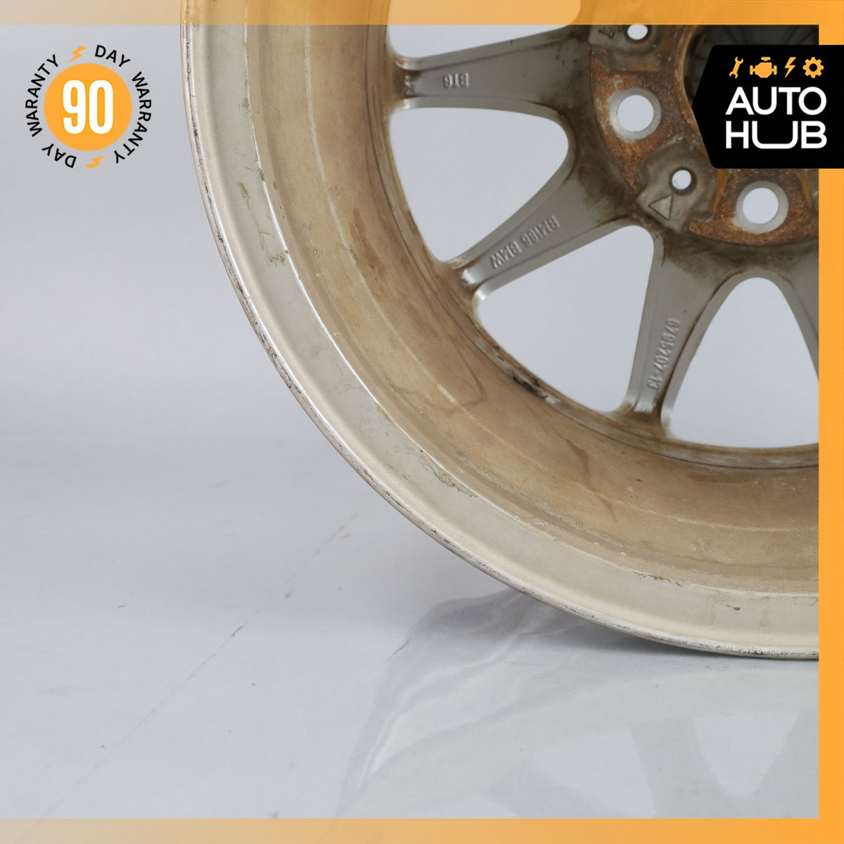 BMW E88 128i 135i 7 x 16 16" Style 360 Wheel Rim Silver 36116795207 OEM - photo 12