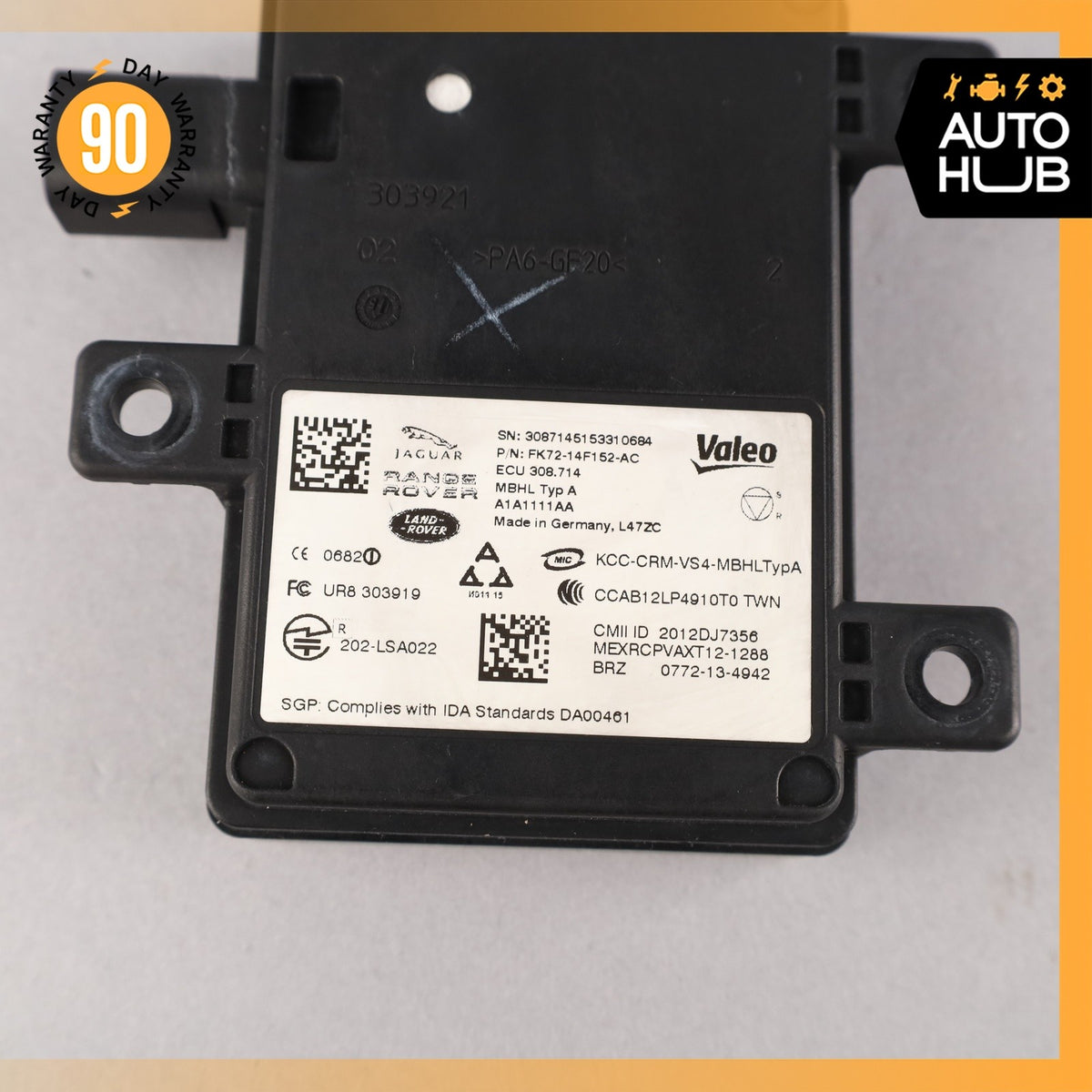 Jaguar X152 F-Type R Rear Blind Spot Radar Distance Sensor Module OEM 79k - photo 9
