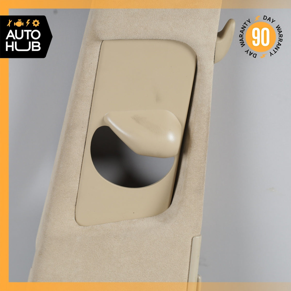 07-13 Mercedes W221 S600 S63 AMG Right Side B-Pillar Cover Trim Suede OEM - photo 3