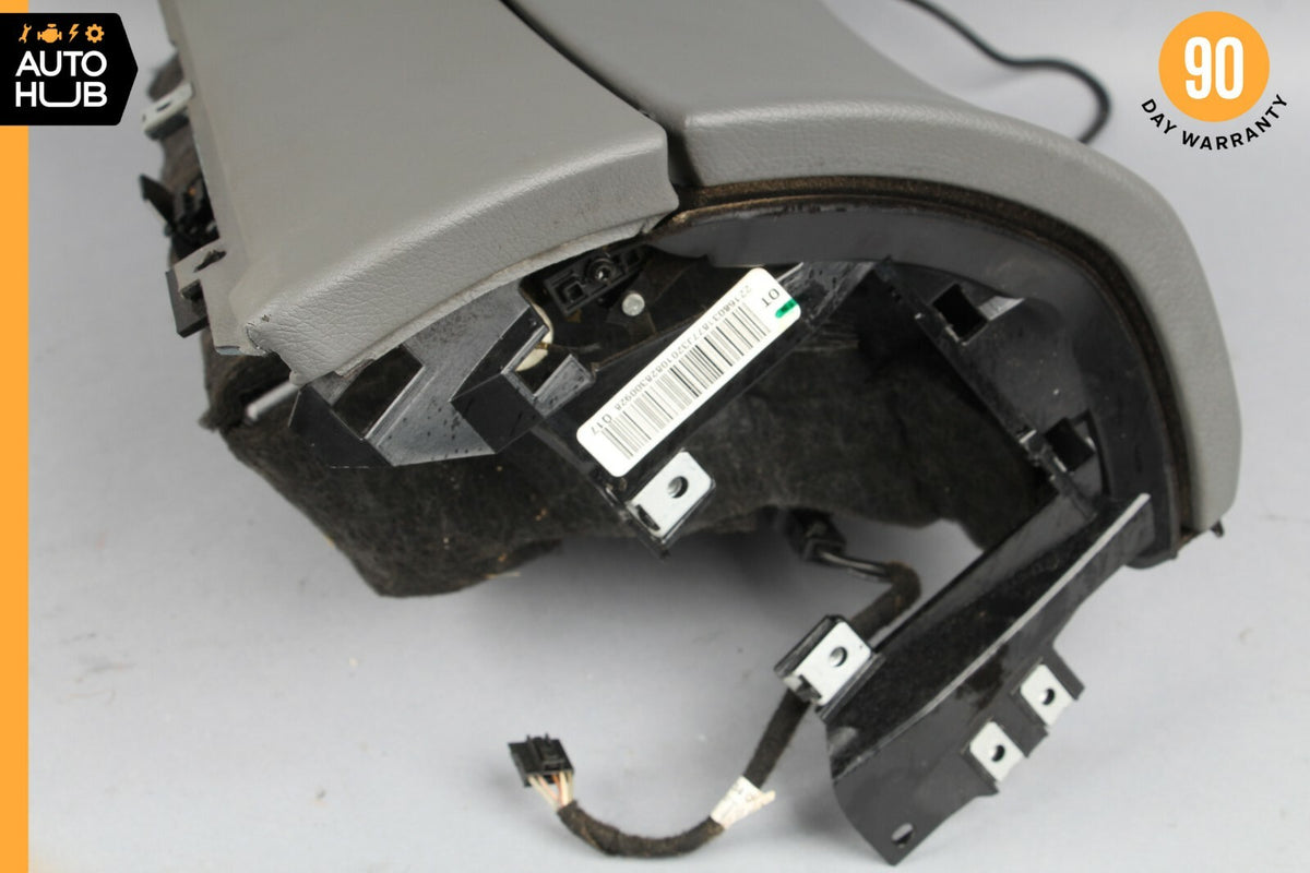07-09 Mercedes W221 S550 S450 Dashboard Dash Glove Box Compartment Gray OEM - photo 6