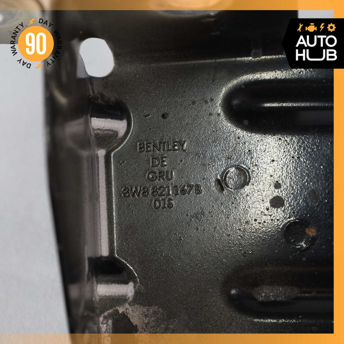 12-18 Bentley Continental GTC Front Left Lower Fender Bracket 3W8821167B OEM - photo 9