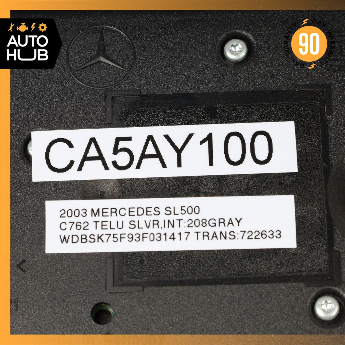 03-04 Mercedes R230 SL500 SL55 AMG Overhead Dome Light Lamp 2308200001 OEM - photo 12