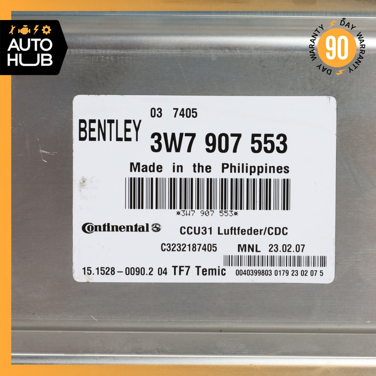 07-11 Bentley Continental GTC Convertible Air Suspension Control Module OEM 40k - photo 7