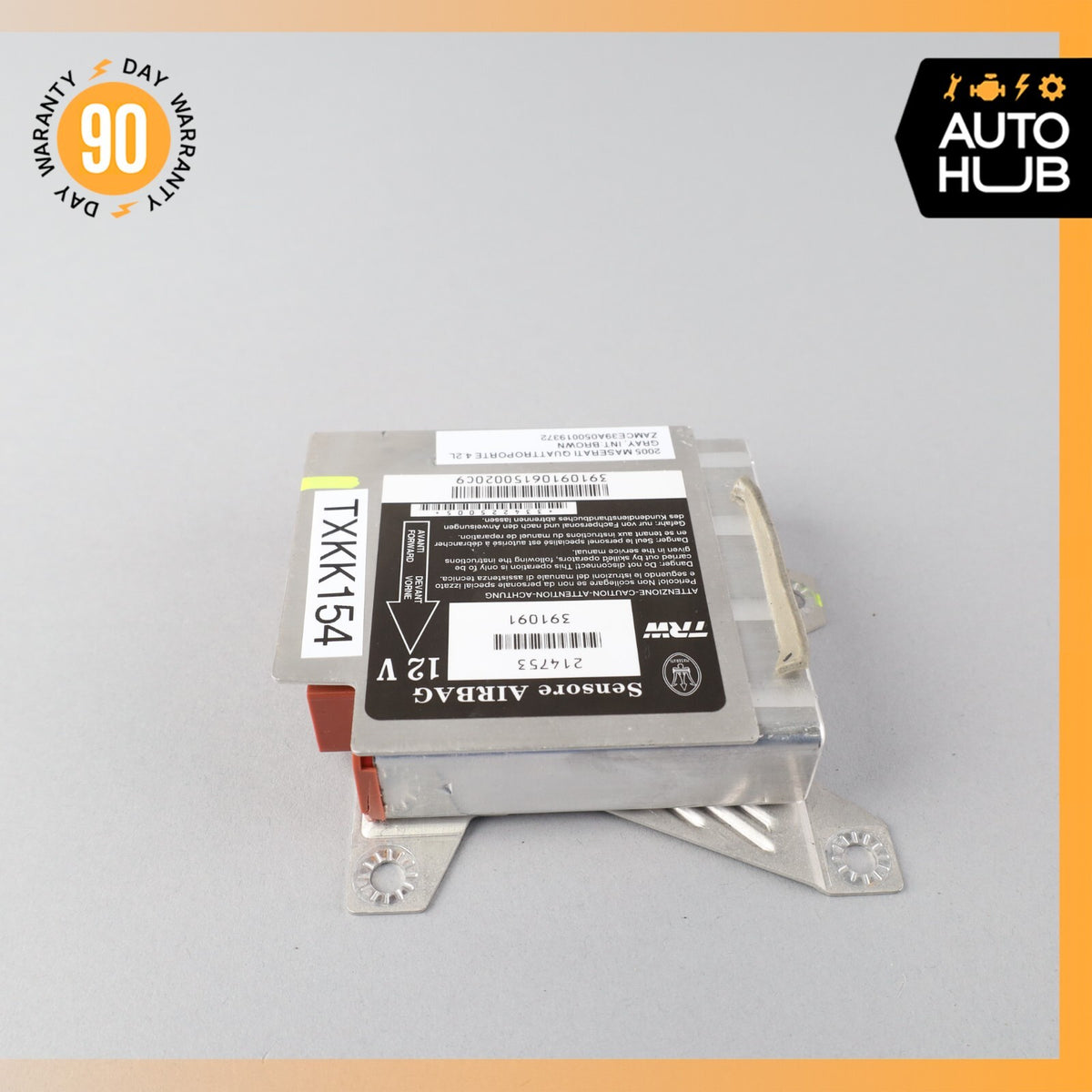 03-13 Maserati Quattroporte M139 Airbag Air Bag SRS Control Module Unit OEM - photo 3