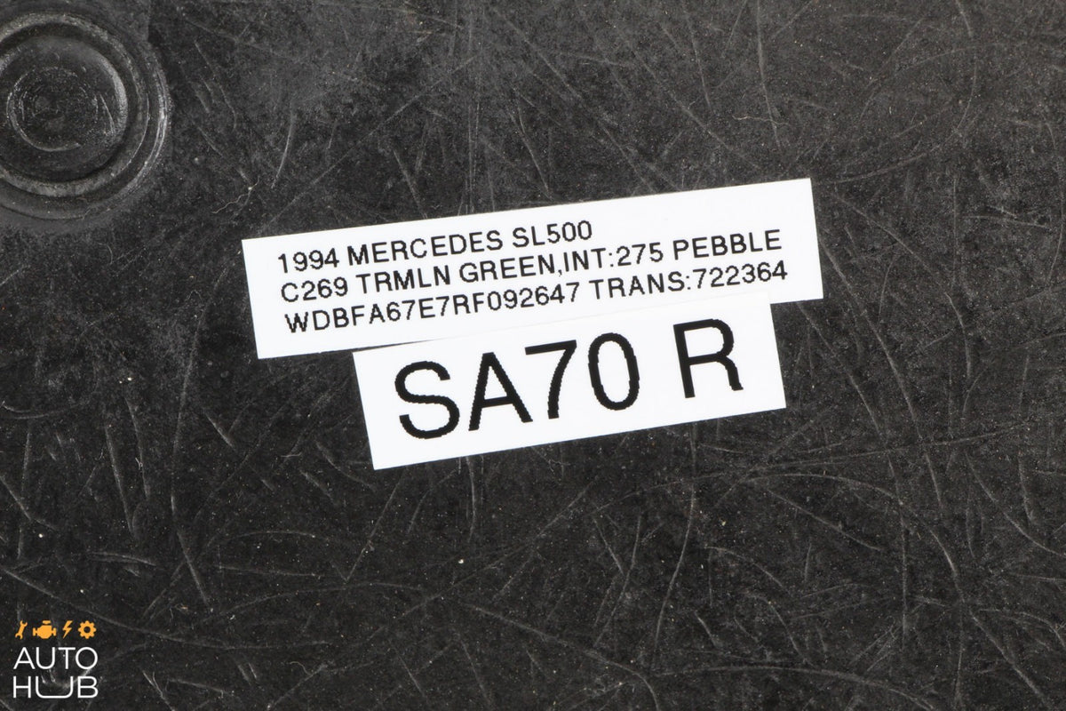90-02 Mercedes R129 SL600 500SL Seat Backrest Cover Panel Trim Right Side Beige - photo 2
