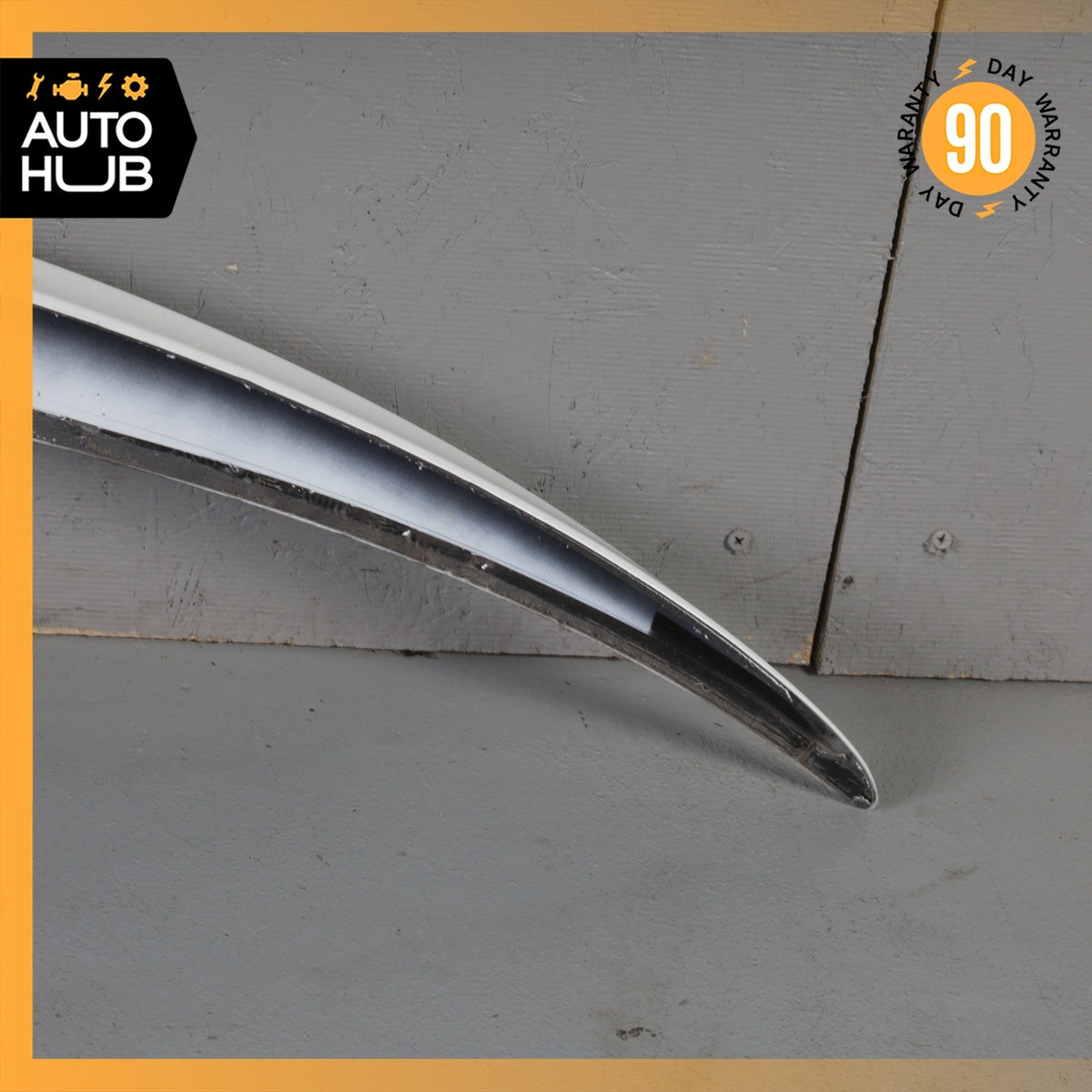 Mercedes W205 C300 C43 AMG Sedan Rear Trunk Lid Spoiler Lip Wing White OEM - photo 9