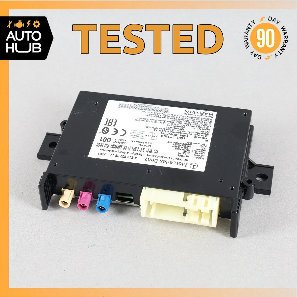 Mercedes W238 E400 GLC300 Bluetooth Telematic Control Module 2139003917 OEM - photo 1