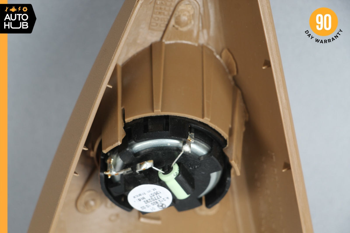 07-09 Mercedes W211 E350 E320 Tweeter Speaker Cover Left Driver Side Brown OEM - photo 8