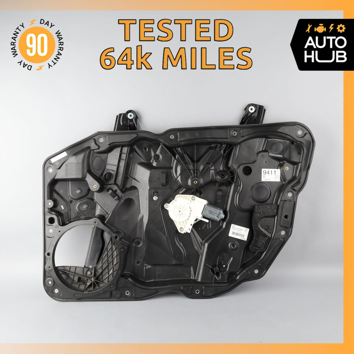11-18 Porsche Cayenne 958 Hybrid S Front Right Door Window Regulator OEM 64k - photo 1
