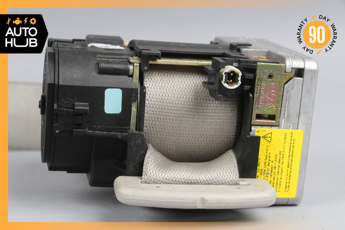 03-06 Mercedes R230 SL500 SL55 AMG Left Driver Side Seat Belt Retractor Gray OEM - photo 5