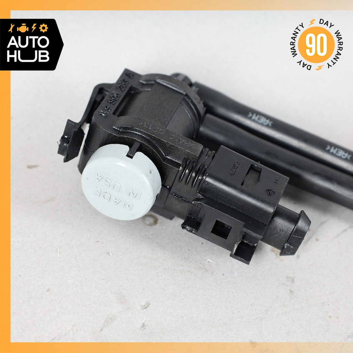 Porsche Cayenne 958 Air Smog Pump Change Over Purge Valve w/ Hose 037906283C OEM - photo 7