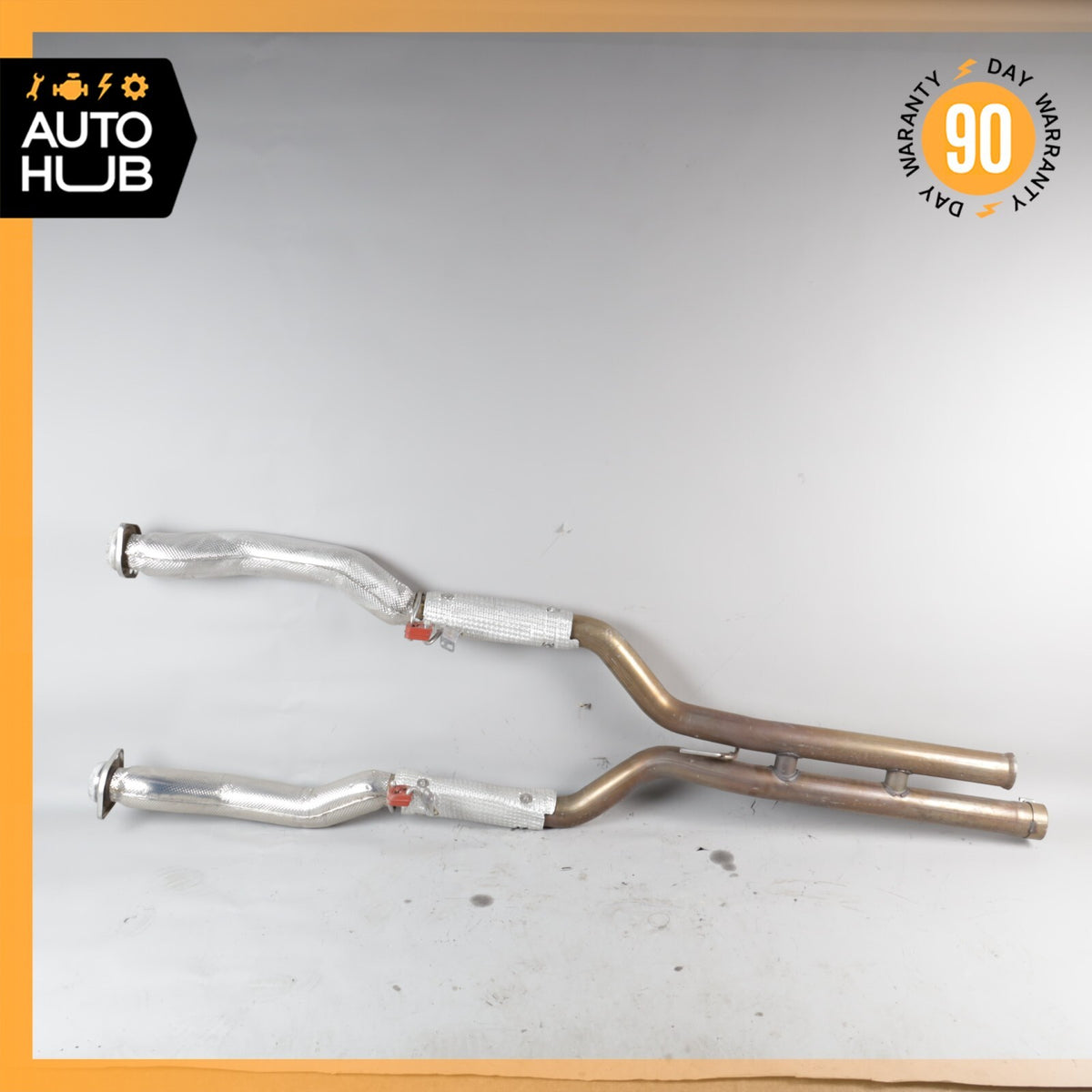 18-23 Aston Martin DB11 4.0L V8 Engine Center Exhaust Cross Pipe OEM - photo 16