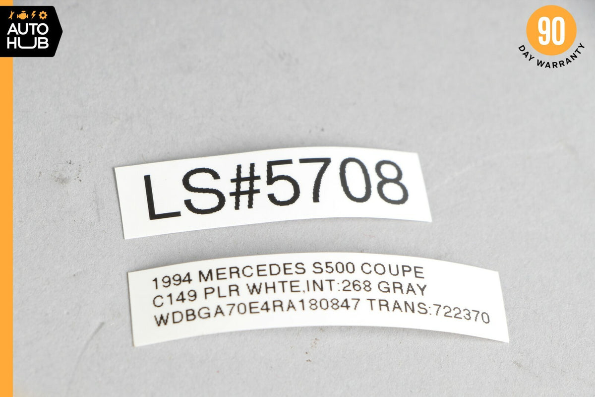 93-99 Mercedes W140 S500 Coupe 600SEC Belt Feeder Switch Button 1408206410 OEM - photo 6
