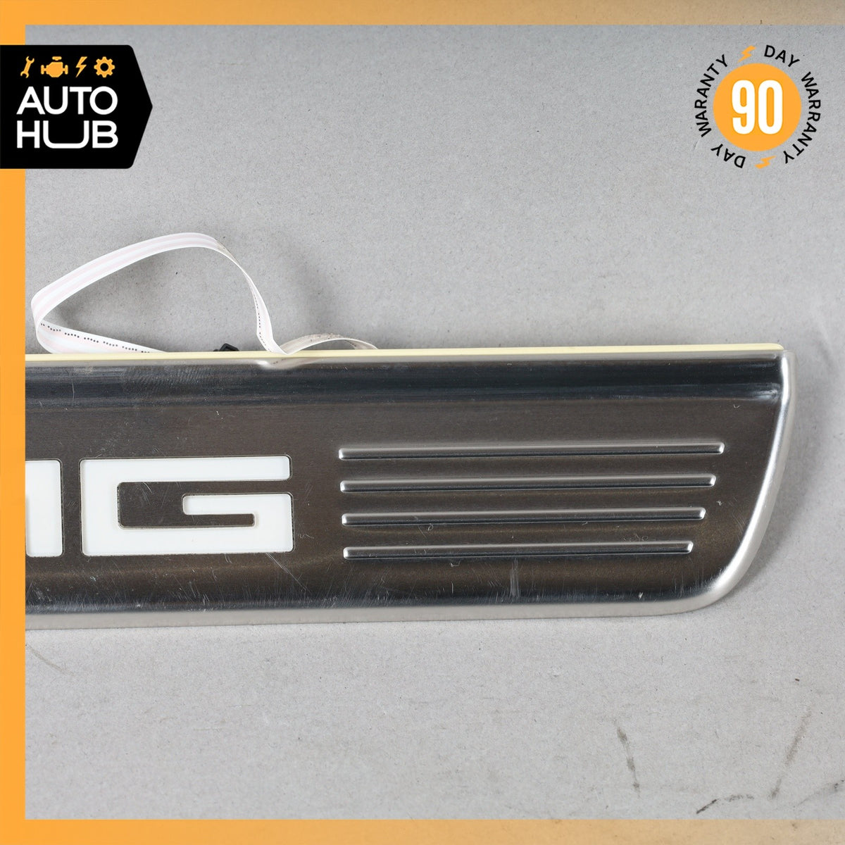 14-20 Mercedes W222 S65 AMG S550 Rear Right Illuminated Door Step Sill Panel OEM - photo 6