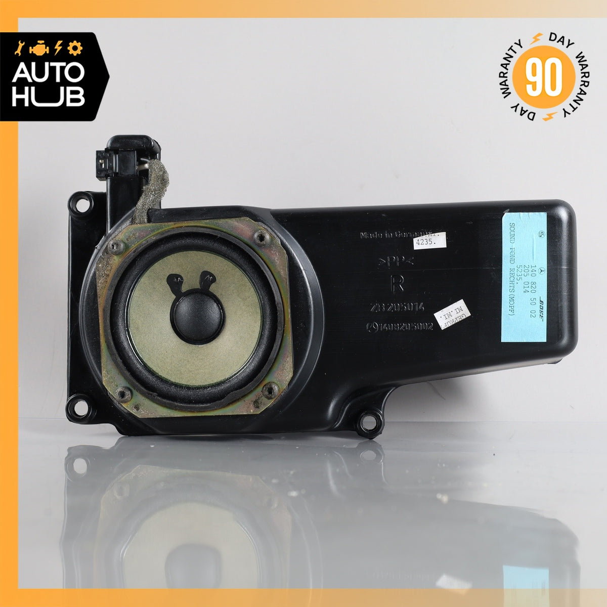 92-99 Mercedes W140 S500 S320 Rear Right Side Door Speaker OEM - photo 2