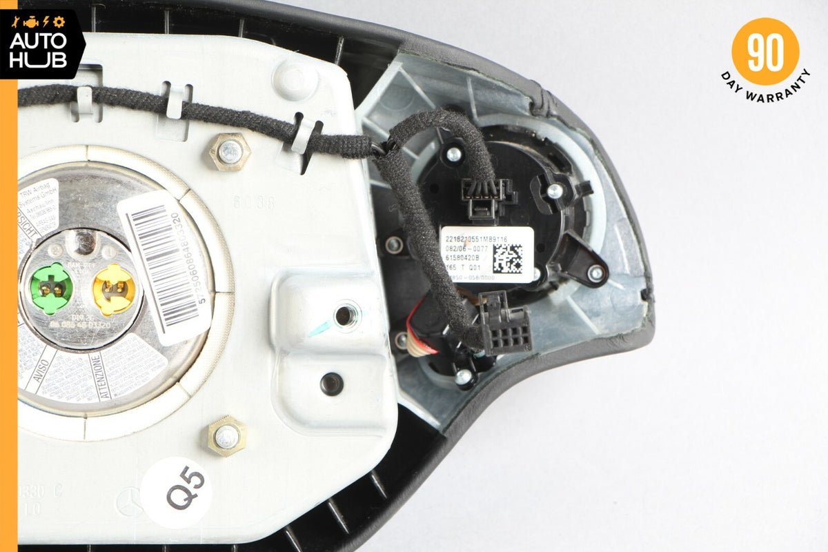 07-10 Mercedes W221 S550 CL550 S400 Steering Wheel Airbag Air Bag Black OEM - photo 9