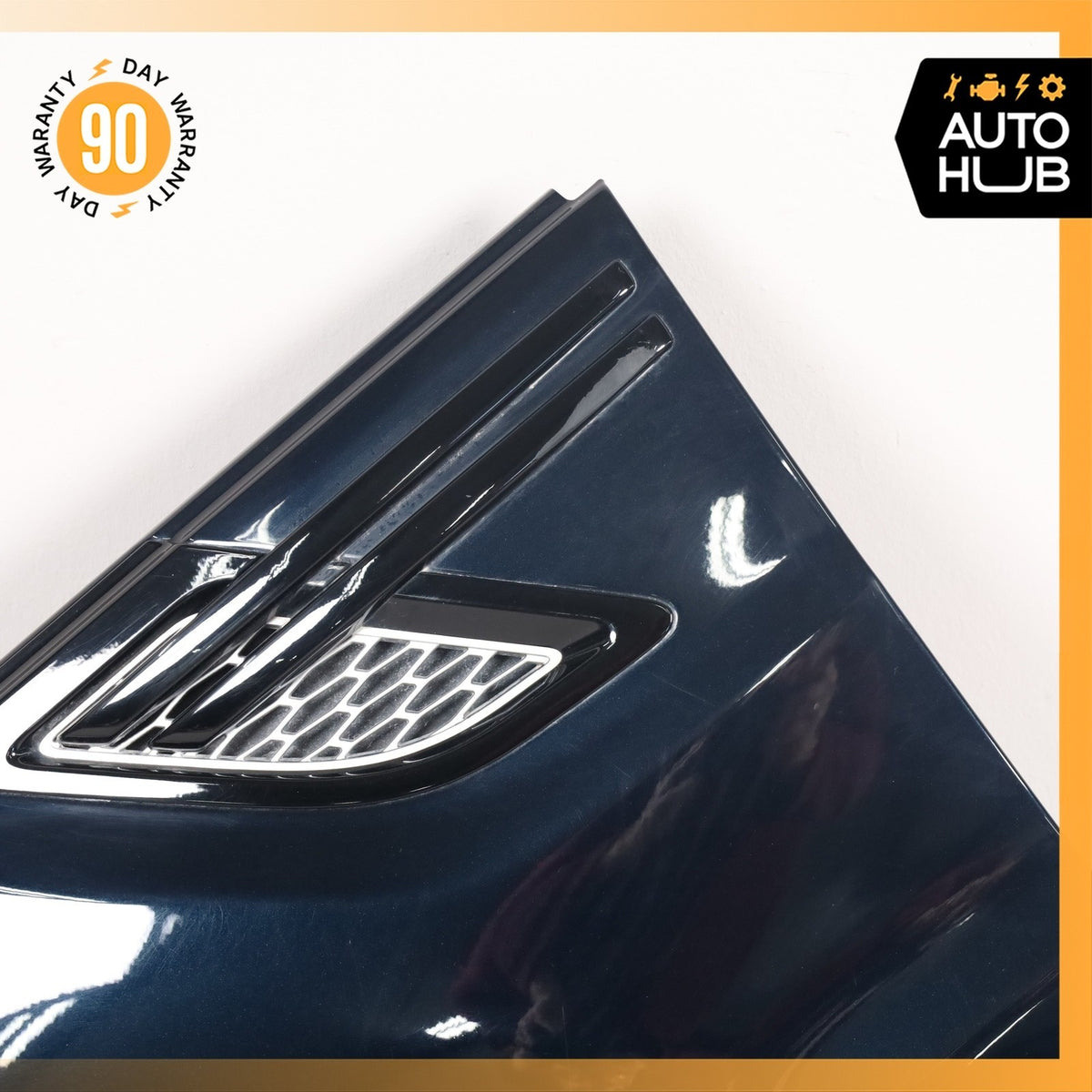 14-17 LR Range Rover Sport L494 Front Left Driver Side Fender Panel Black OEM - photo 4