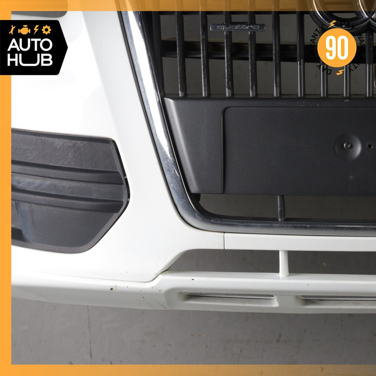 09-12 Audi 8R Q5 Front Bumper Cover Assembly White OEM - photo 2