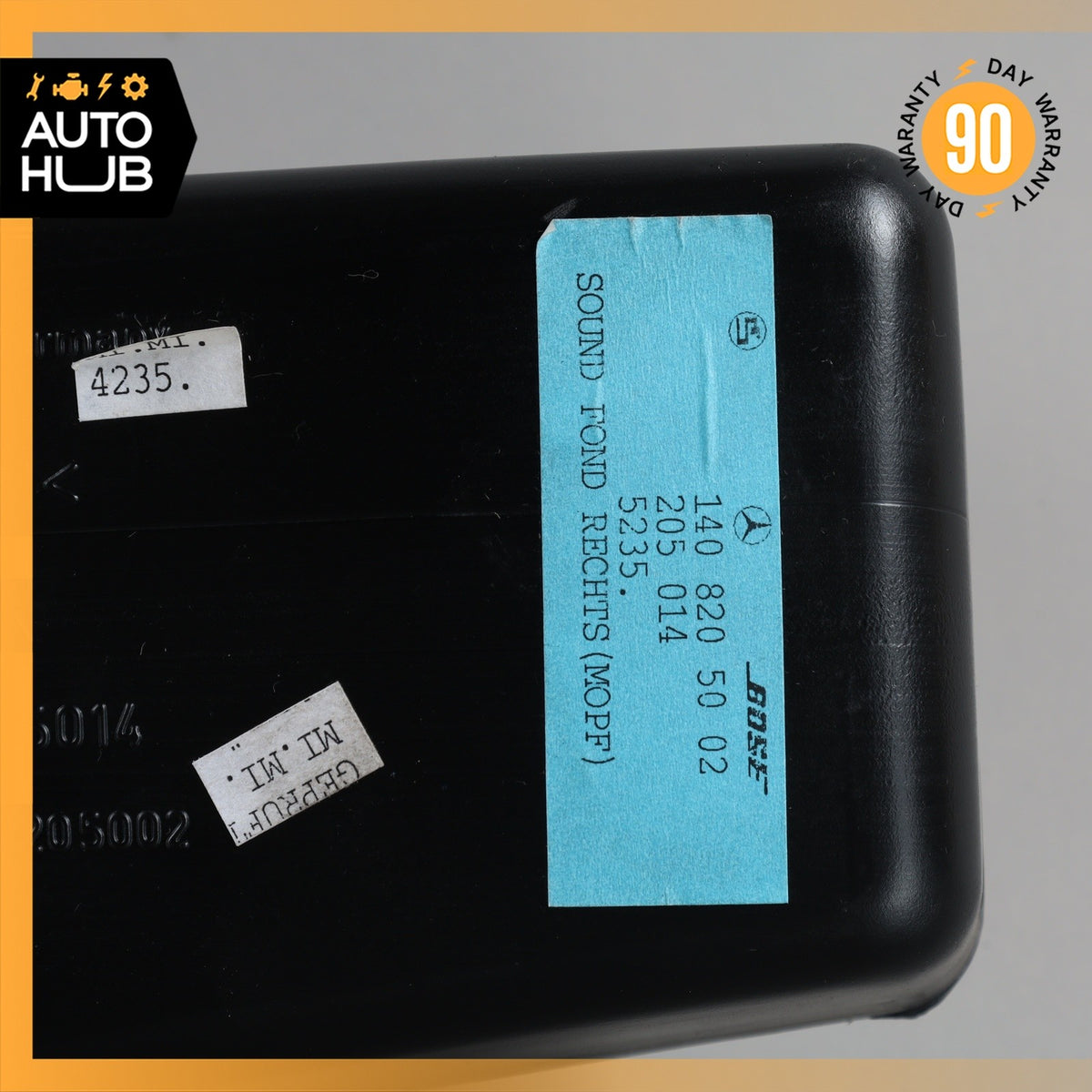 92-99 Mercedes W140 S500 S320 Rear Right Side Door Speaker OEM - photo 5