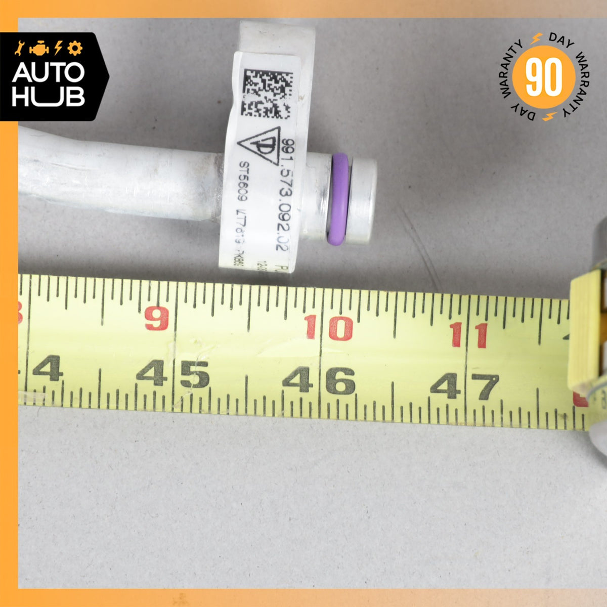 17-24 Porsche 991 911 C4S 718 Boxster A/C Air Conditioning Pressure Line OEM 24k - photo 16