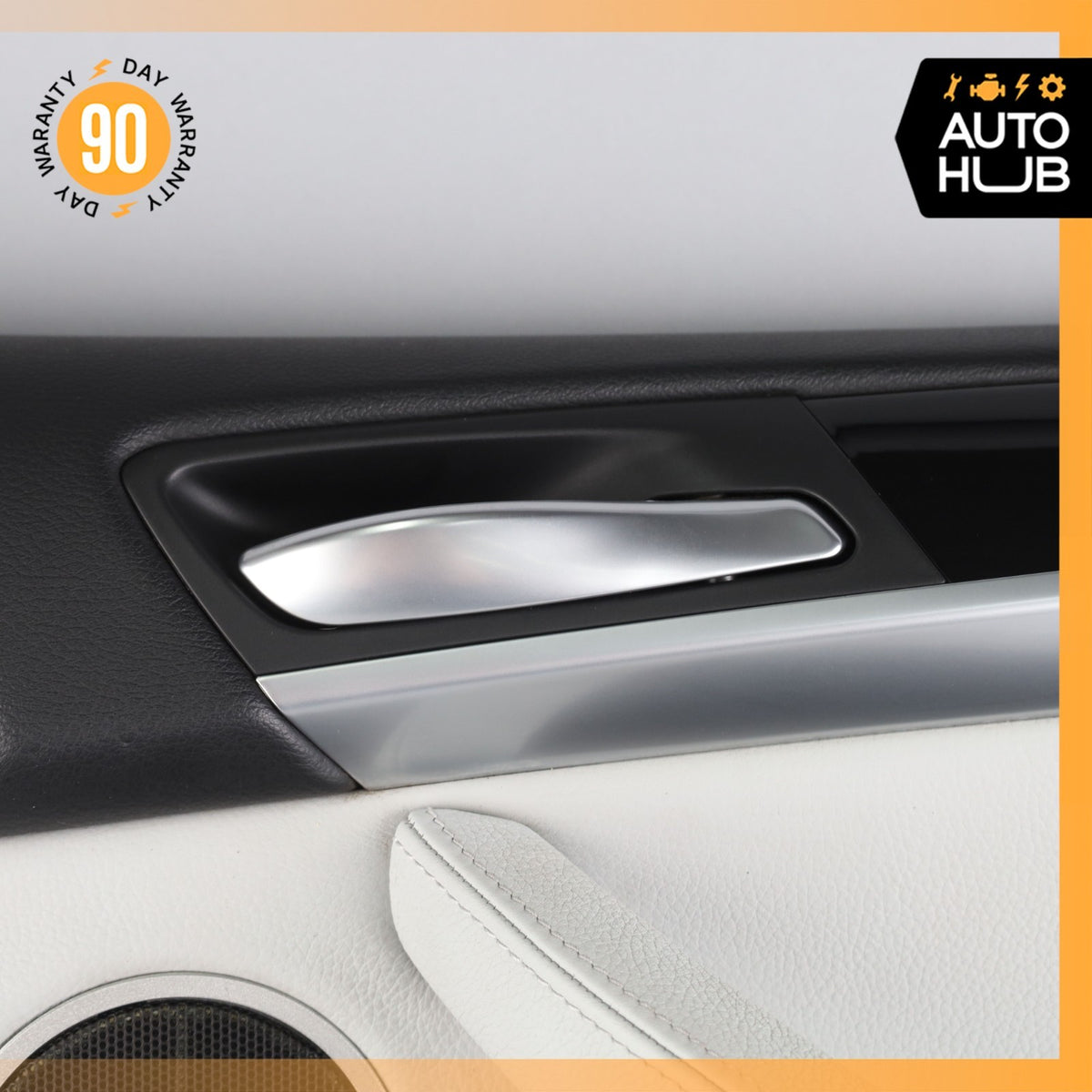 08-14 BMW E71 X6M Front Right Side Interior Door Panel 51417243722 OEM 62k - photo 9