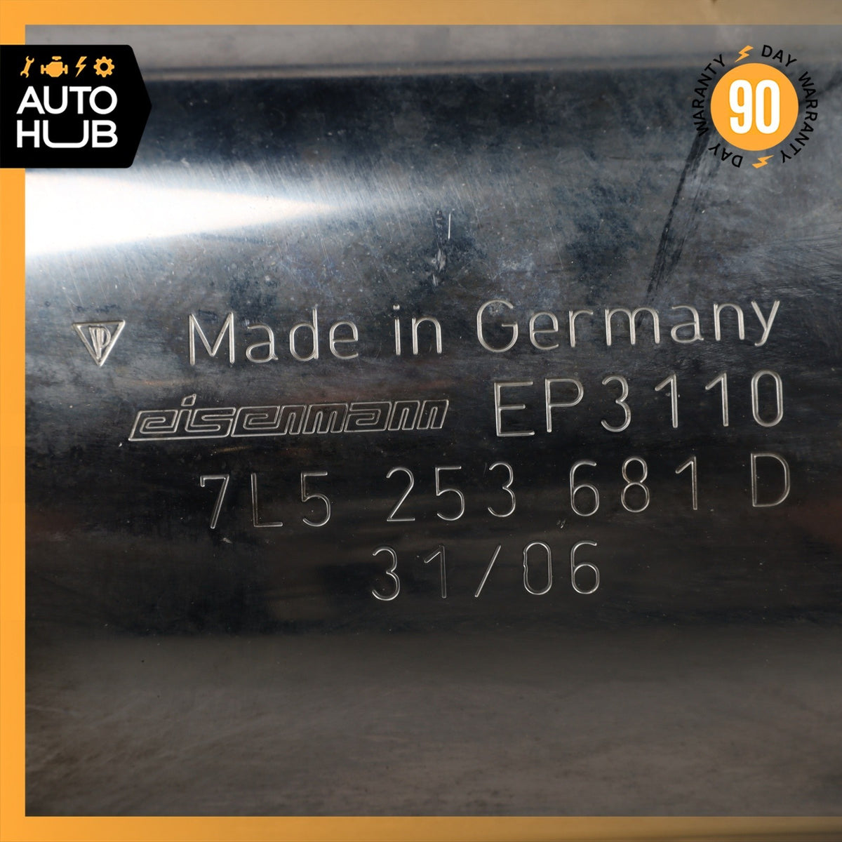 04-06 Porsche Cayenne 955 S Turbo Left Driver Side Exhaust Muffler Tip OEM 87k - photo 9