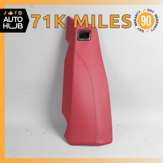 17-22 Alfa Romeo 949 Stelvio Rear Left Side Seat Cover Trim Bolster Red OEM - photo 1