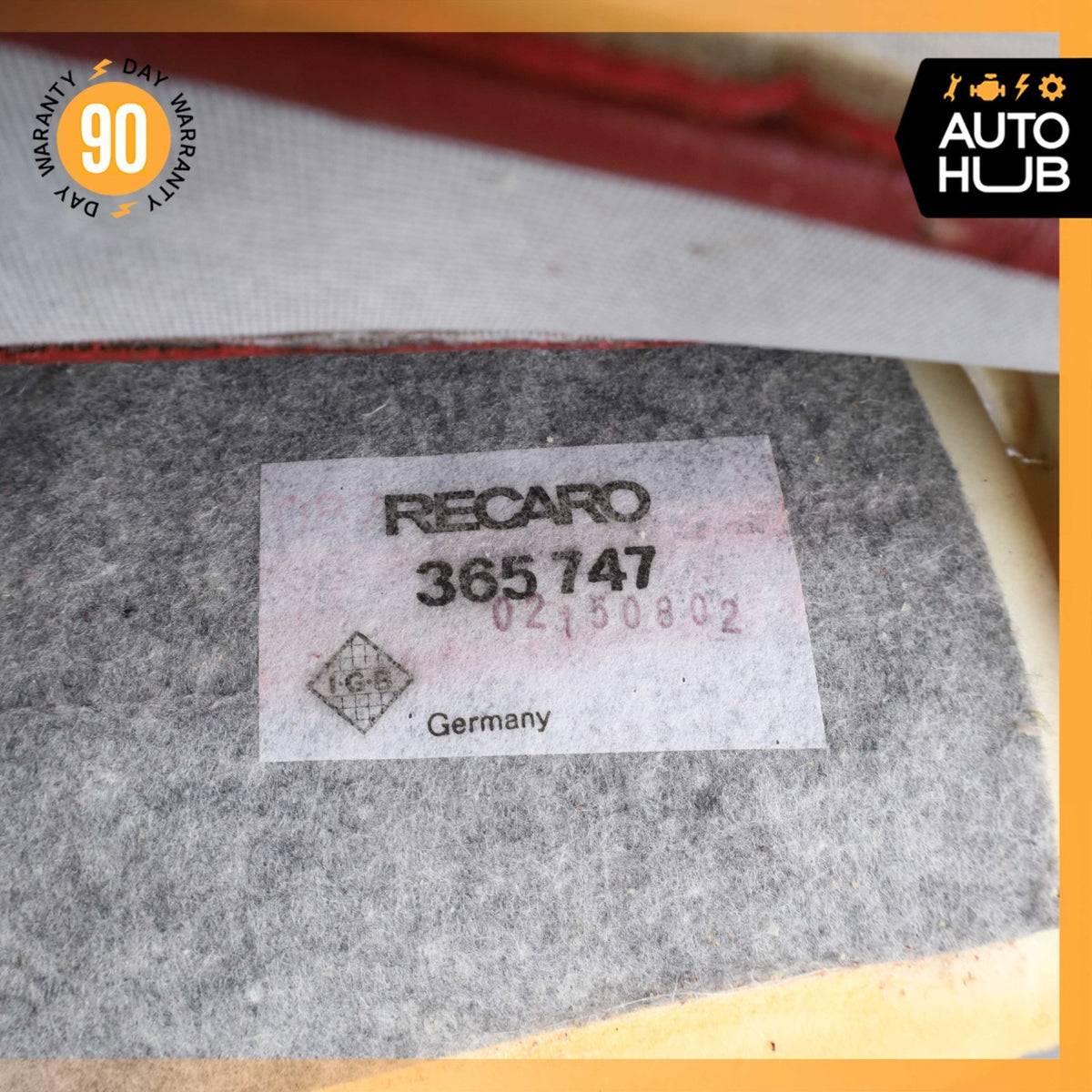 00-04 Aston Martin DB7 RECARO Sport Front Left Driver Top Upper Seat  OEM 35k - photo 19