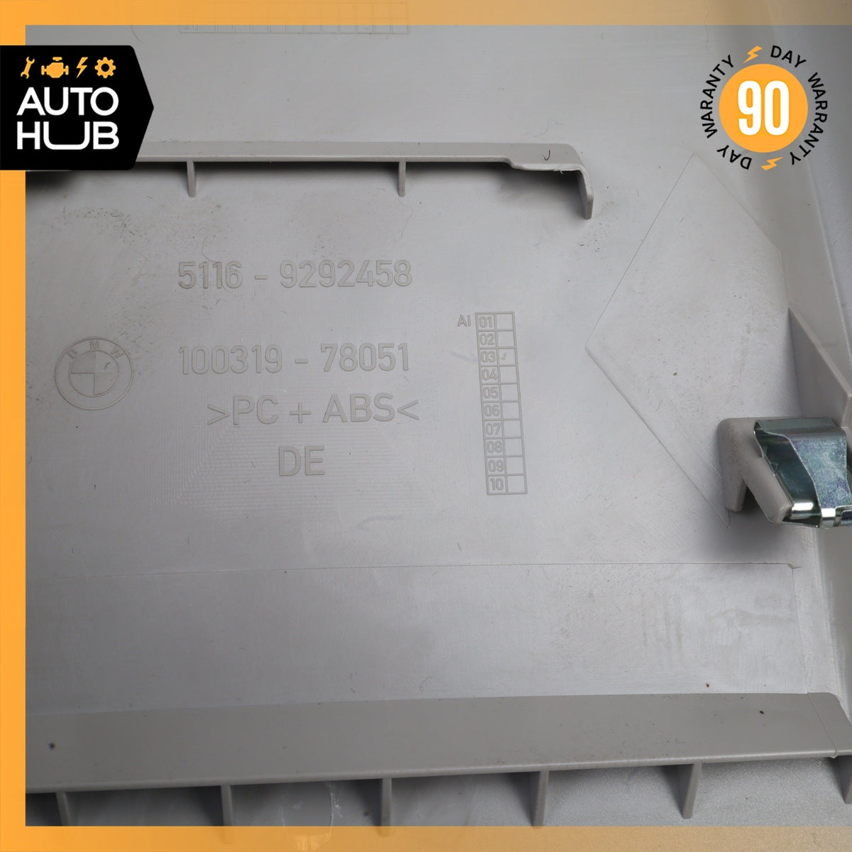 14-21 BMW i3 I01 Rear Center Console Cover Panel Trim OEM - photo 13