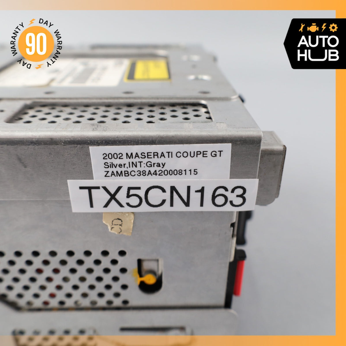 02-07 Maserati Coupe GT CC 4200 M138 CD Audio Head Unit NIT Module OEM 50k - photo 9
