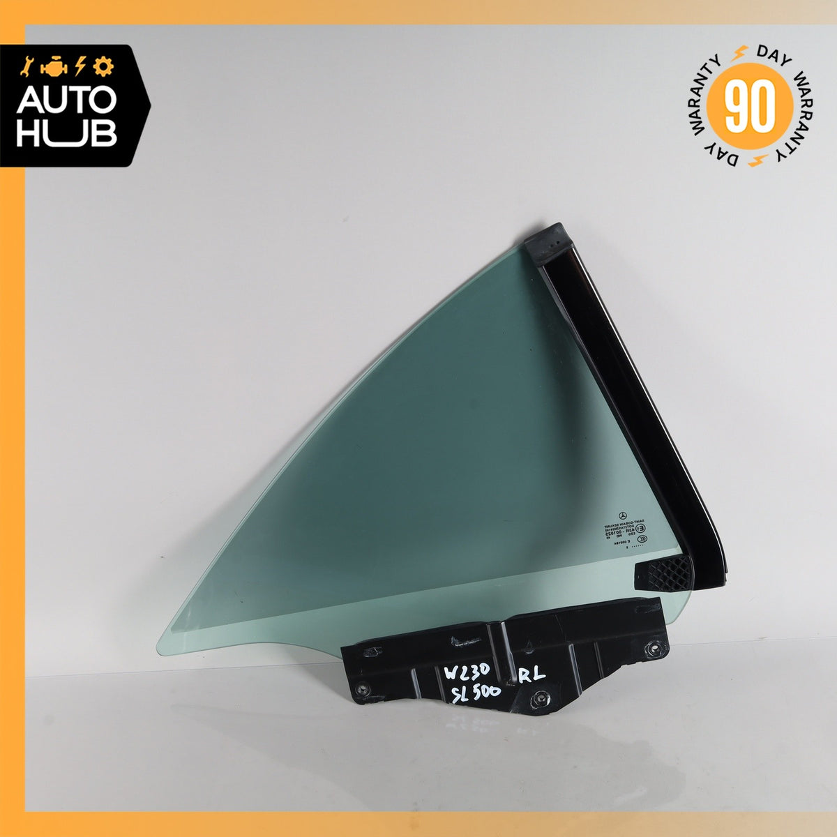 03-12 Mercedes R230 SL500 SL55 AMG Rear Left Side Quarter Window Glass OEM - photo 9