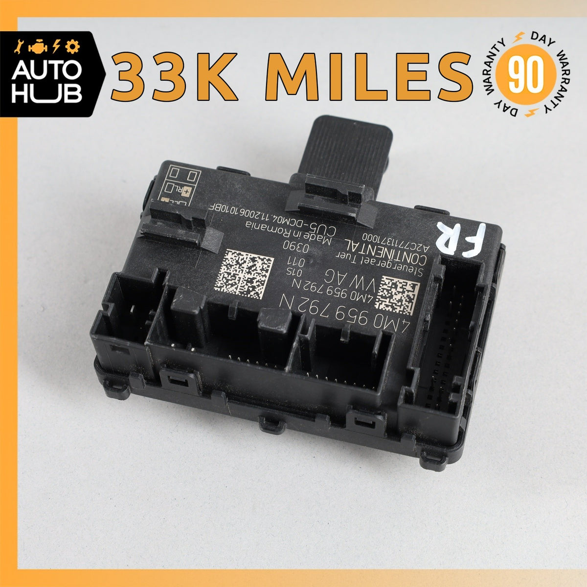 Audi B9 S5 Front Right Side Door Control Module Unit 4M0959792N OEM - photo 1