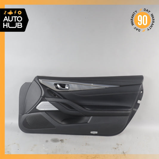 17-22 Infiniti Q60 Right Passenger Side Interior Door Panel OEM 71k - photo 1