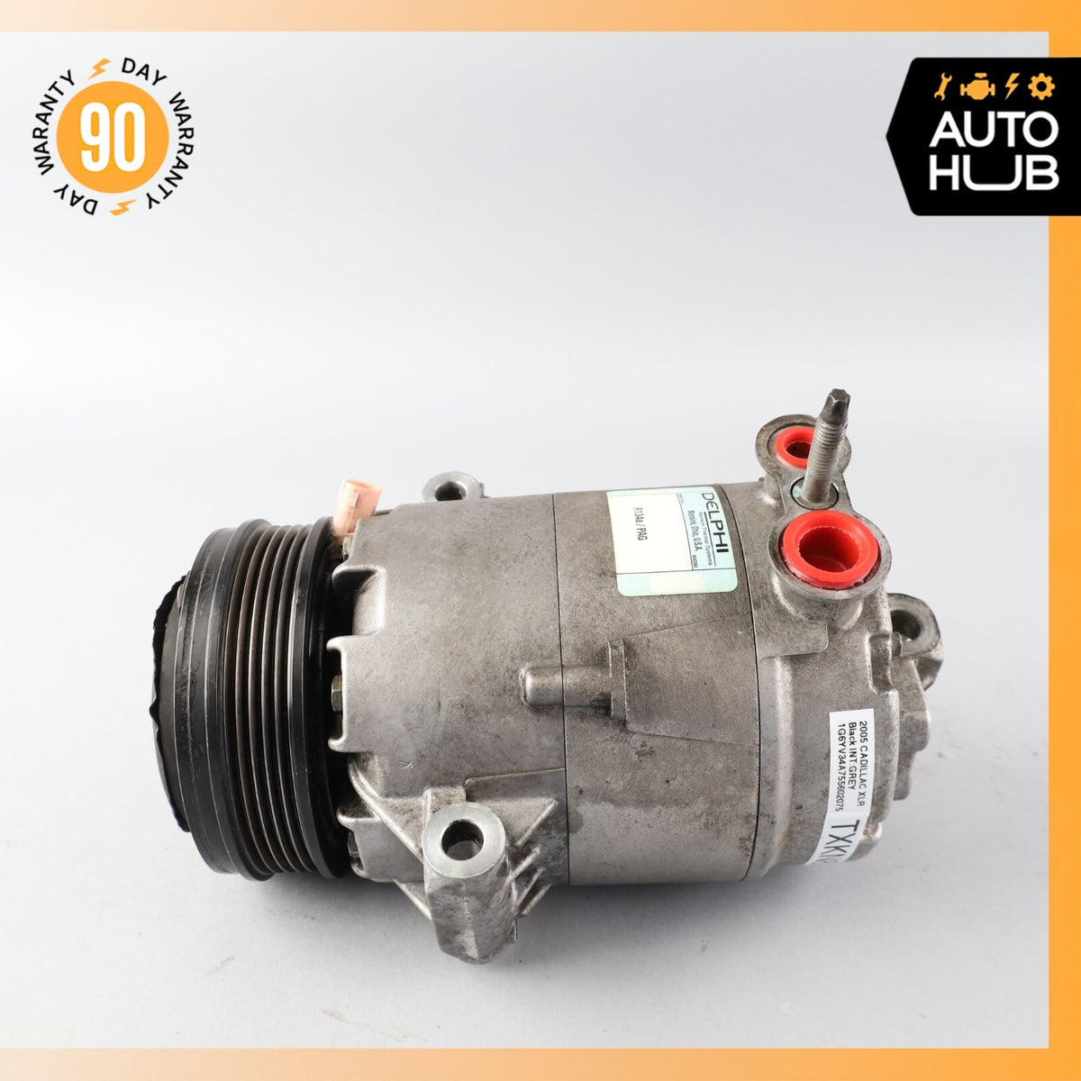 04-09 Cadillac XLR A/C Air Conditioning Compressor 10441357 OEM - photo 2