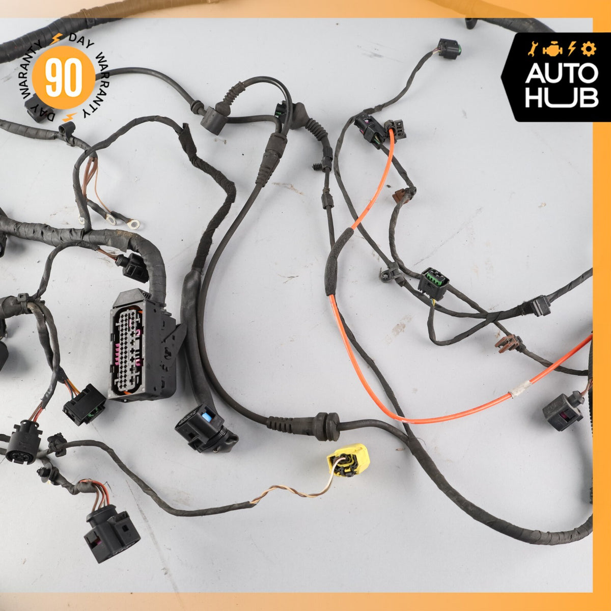Bentley Continental Flying Spur Engine Motor Left Side Wiring Harness Cut 58k - photo 5