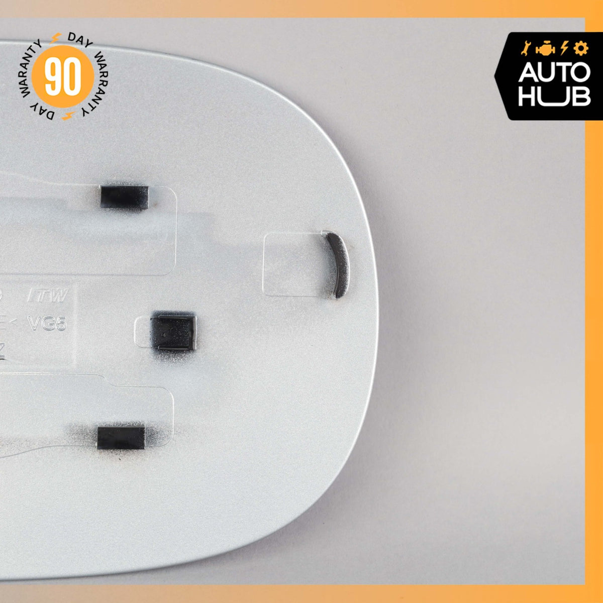 11-18 Porsche Cayenne 958 GTS Fuel Door Lid Gas Tank Cover Silver OEM - photo 6