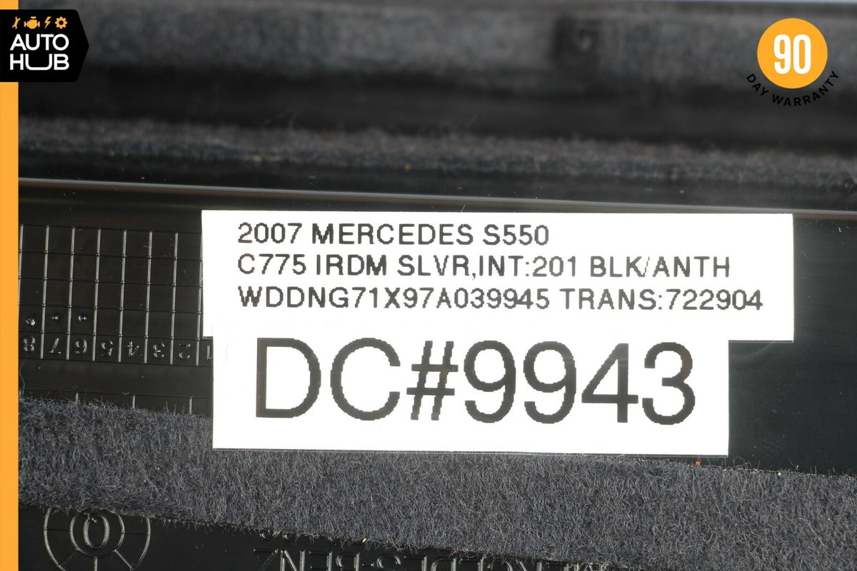 07-09 Mercedes W221 S550 Front Right Interior Door Panel Storage Compartment OEM - photo 11