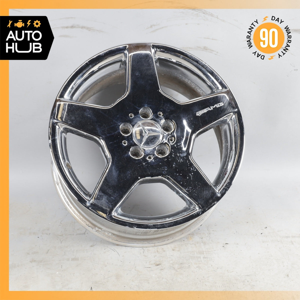 Mercedes W215 CL500 S55 CL55 AMG 8.5 x 18 18" Monoblock Front Wheel Rim OEM - photo 1
