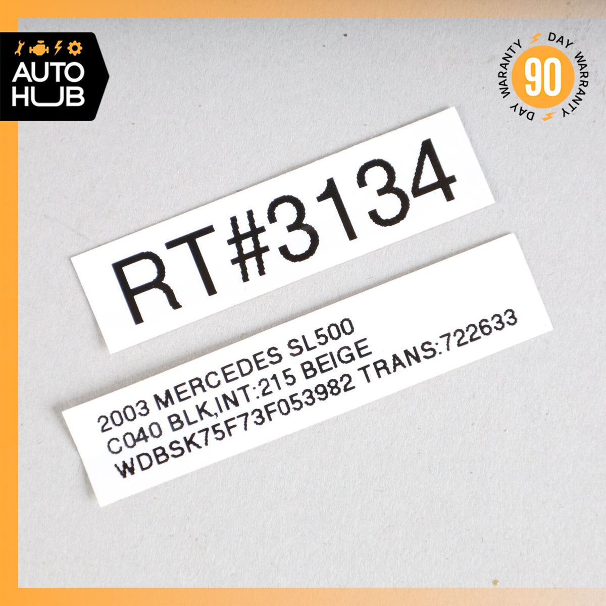 03-12 Mercedes R230 SL500 SL550 Rear Left or Right Wheel Speed ABS Sensor OEM - photo 11