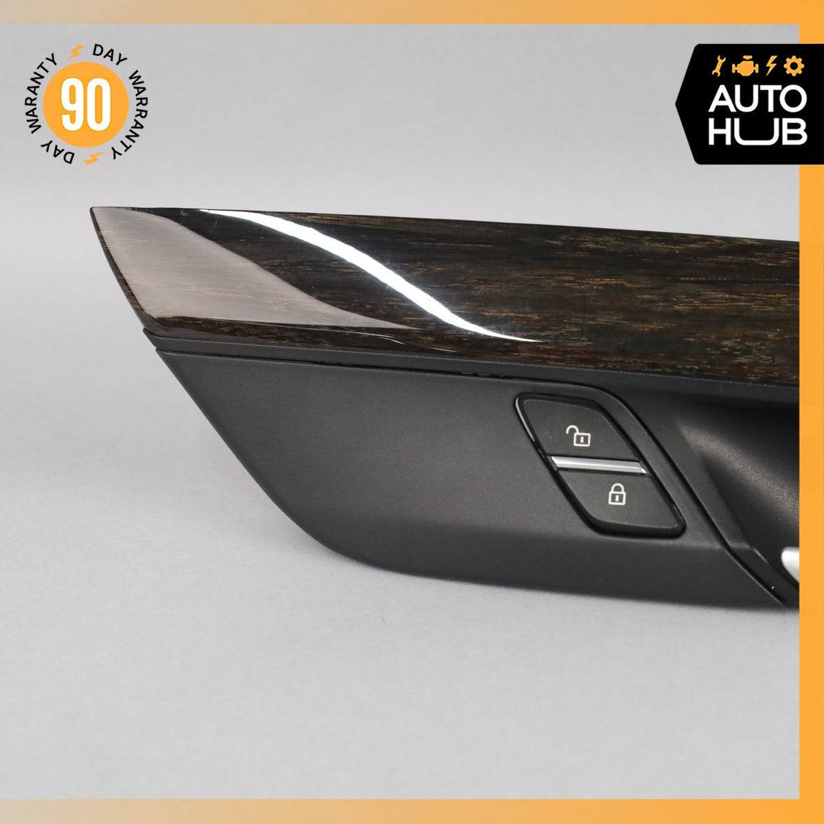14-18 BMW F15 X5 Right Side Interior Door Handle w/ Trim OEM 86k - photo 4
