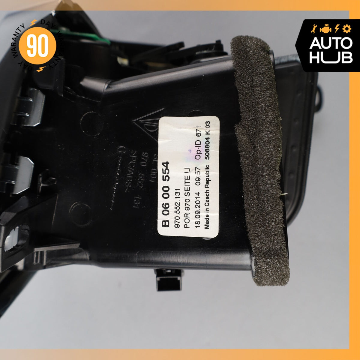 Porsche Panamera 970 Front Left Dashboard AC A/C Outer Air Vent OEM 86k - photo 7