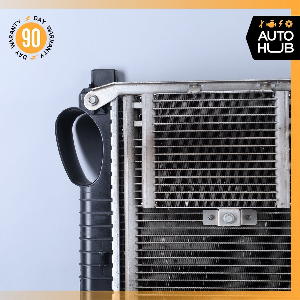 2007 Mercedes R230 SL550 Engine Cooling Radiator A/C Condensor Oil Cooler OEM - photo 10
