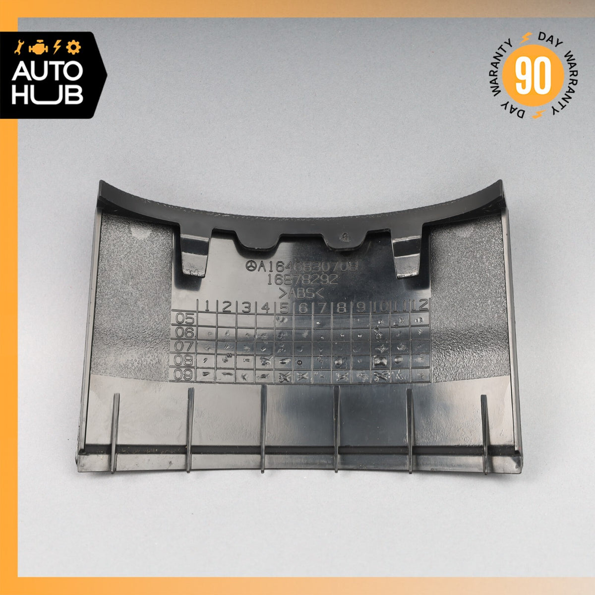 06-12 Mercedes W164 ML350 ML63 GL450 Center Console Trim Cover Panel Black OEM - photo 6