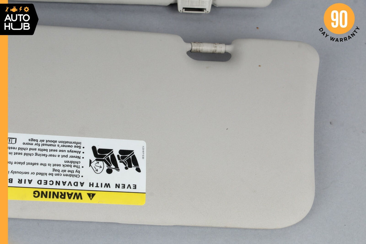 06-12 Mercedes X164 GL450 ML550 ML450 Sun Visor Sunvisor Right Side Gray OEM - photo 9