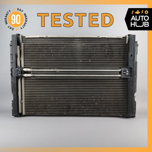 06-15 BMW E88 128i 328i Water Cooling Radiator A/C Condenser Oil Cooler OEM 67k - photo 1