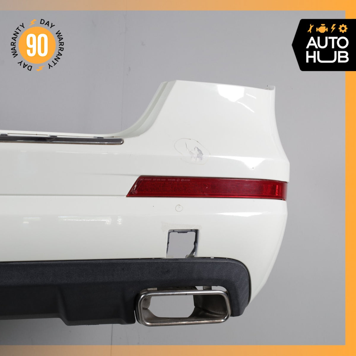 11-13 Mercedes W251 R350 Base Rear Bumper Cover Assembly w/ Tips OEM - photo 5