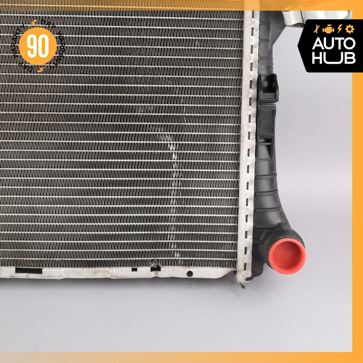 03-10 Porsche Cayenne 955 Turbo Engine Cooling Radiator A/C Condenser Cooler OEM - photo 16