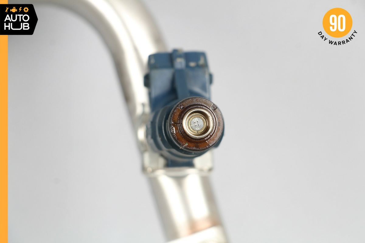 01-05 Mercedes R170 SLK320 ML320 E320 Fuel Injector Rail W/ Fuel Injectors OEM - photo 7