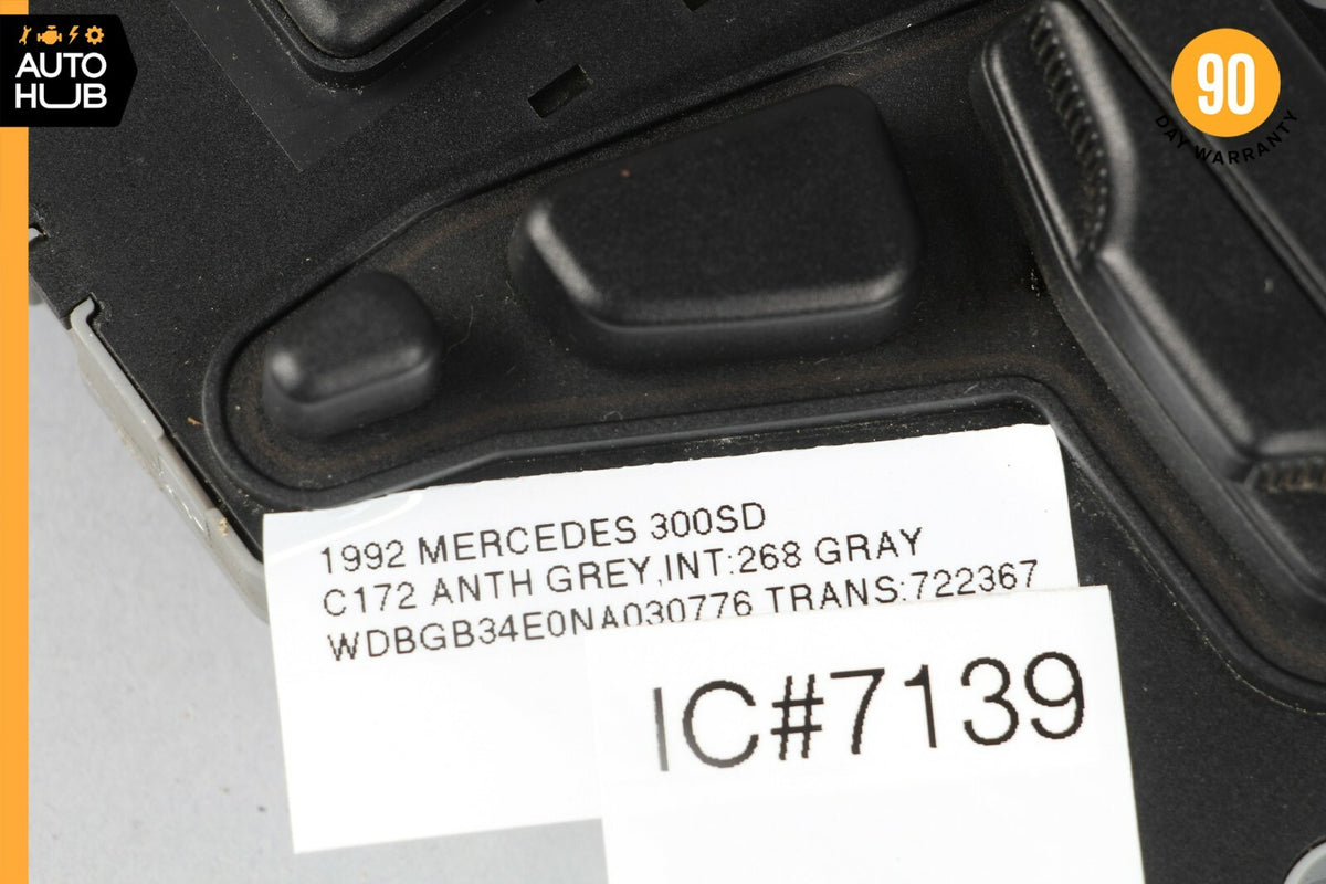 92-99 Mercedes W140 300SD Front Right Passenger Seat Control Adjustment Switch - photo 8